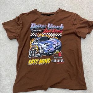 Brown Graphic Tee